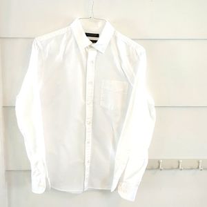 Banana Republic Oxford Men's Untucked Slim Fit Long sleeve dress shirt